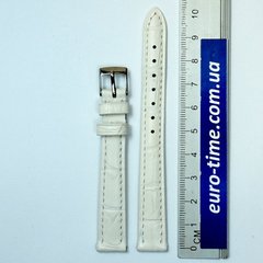 Белый ремешок для женских часов 12 мм