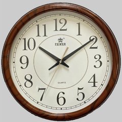 Настінний годинник коричневий