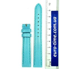 Голубой ремешок для женских часов, 14 мм