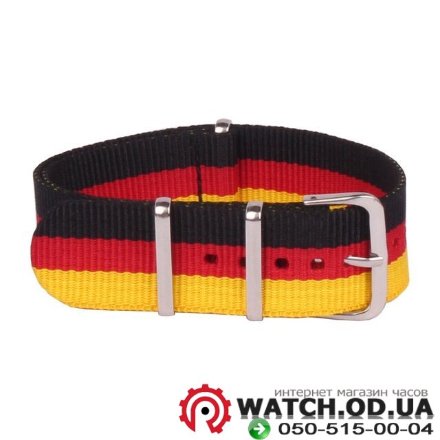 Ремешок для часов, 20мм, флаг Германии