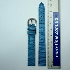 Голубой ремешок для женских часов 12 мм