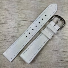 Белый кожаный ремешок для часов, festina 17 мм