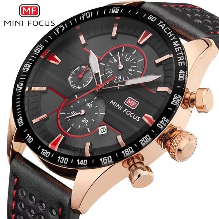 Чоловічий Годинник Mini Focus W02, Золотий