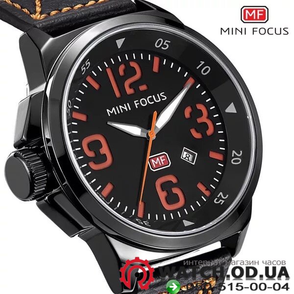 Мужские Часы Mini Focus W04 для правши, Черный